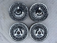 58-63 Ford Thunderbird Kelsey Hayes Wire Wheels With Spinners 14 In X 5.5 In 58-63 Ford Thunderbird Kelsey Hayes Wire Wheels With Spinners 14 In X 5.5 In