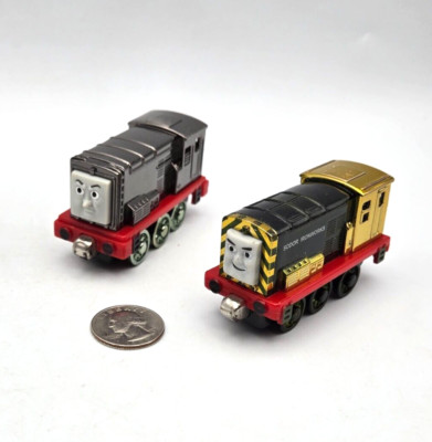 Thomas & Friends Take n Play Along Train Collector Metallic Lot x2 Diesel Arry