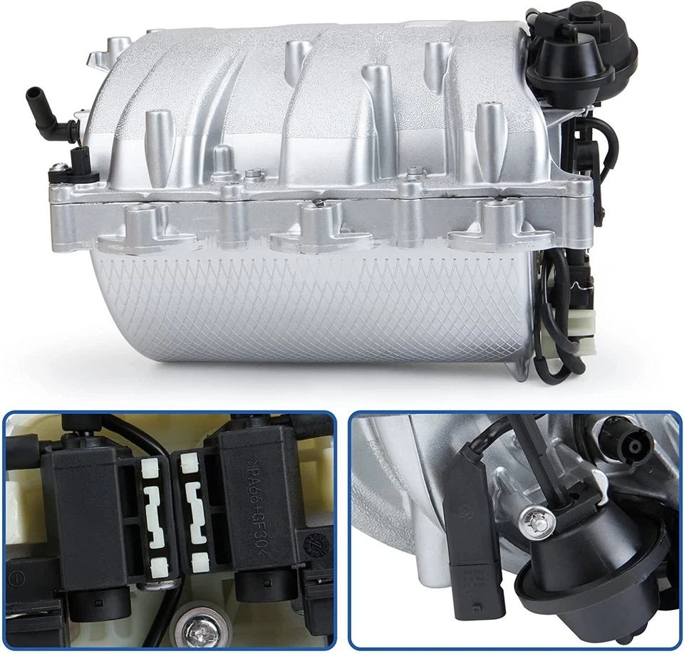 ✅ Colector de admisión de actualización de aluminio para Mercedes-Benz C230 E350 C280 R350 ML350 Foto 2 de 4