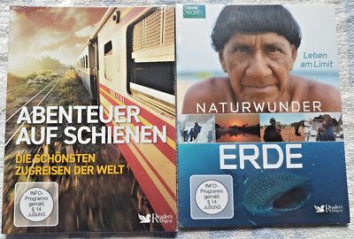 Naturwunder Erde Leben am Limit + Abenteuer Auf Schienen   [DVD]  NEU OVP