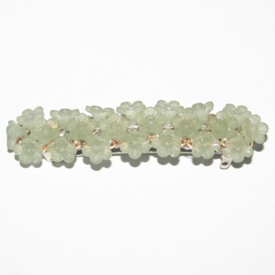 Sun Violet Barrette Flower Cherry Blossom Shape Bead Spring Easter Made in Japan