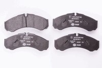 Hella 8DB 355 005-411 Bremsbelagsatz, Scheibenbremse FüR Iveco