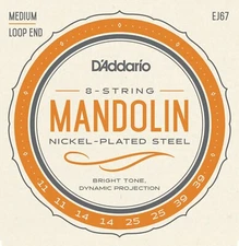 D'Addario EJ67 Mandolin Strings Nickel Medium 11-39