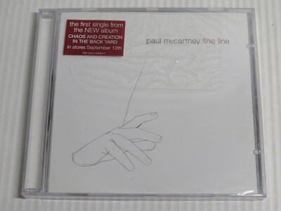 SEALED PAUL MCCARTNEY FINE LINE 2005 CD SINGLE CAPITOL RECORDS HYPE STICKER