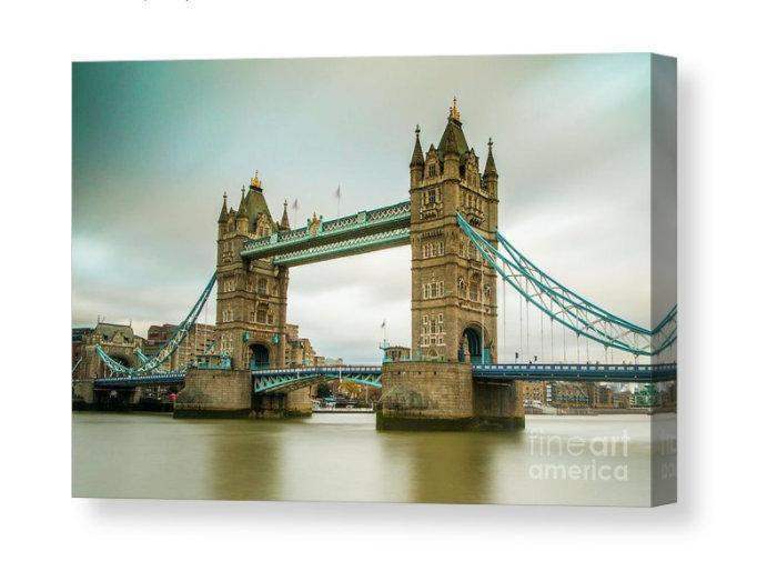 Fineart Print London Tower Bridge wall art, Britain Photography british architec Nowy przyjazd, świetna wartość