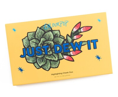 Colourpop Cosmetics *Just Dew It* Highlighting Cheek Duo Brand New