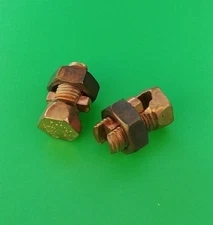 (5 PCS) PENN-UNION S-4 Split Bolts