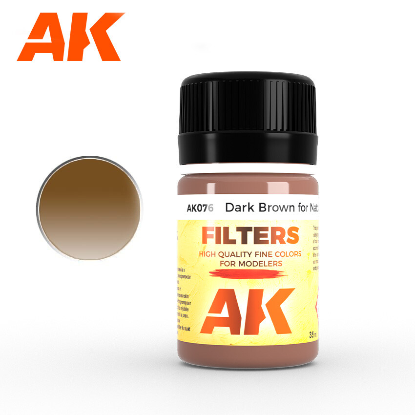 AK076 Dark Brown Filter for Nato and Green