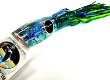 Black Bart Brazilliano Big Game Trolling Lure Heavy Tackle - PAUA / DARK GREEN