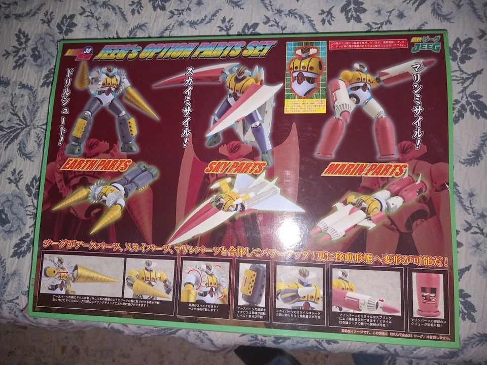 BRAVE 38 JEEG'S OPTION PARTS 3 BUSTI CM'S - Immagine 2 di 4