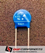 (10 pcs) S10K60 - B72210S0600K101 - Varistor THT 2-PIN - TDK EPCOS