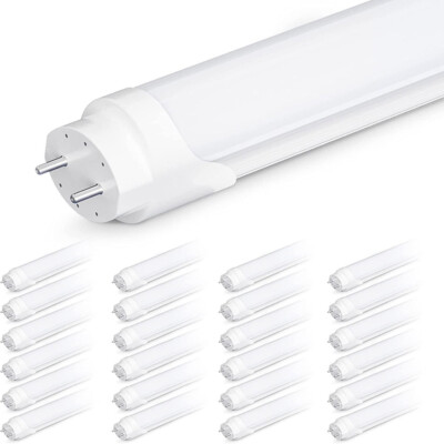 25 Pack 22W 48 inch 4ft LED Fluorescent Tube Light Bulb G13 T8 Lamp Fixture