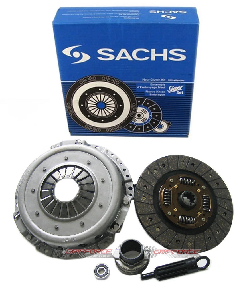Sachs Clutch Kit KF296-01-04007-SSB &ndash; Heavy Duty Push Type Diaphragm Surface Finish: HD ORGANIC Manufacturer Part Number: KF296-01-04007-SSB Disc Material: Organic Bundle Listing: Yes Clutch Material: Organic Warranty: 1 Year Brand: Sachs Manufacturer Warranty: 1 Year Number of Teeth: 10