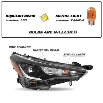 For 2022 2023 Toyota Corolla Cross L LE LED Headlight Right