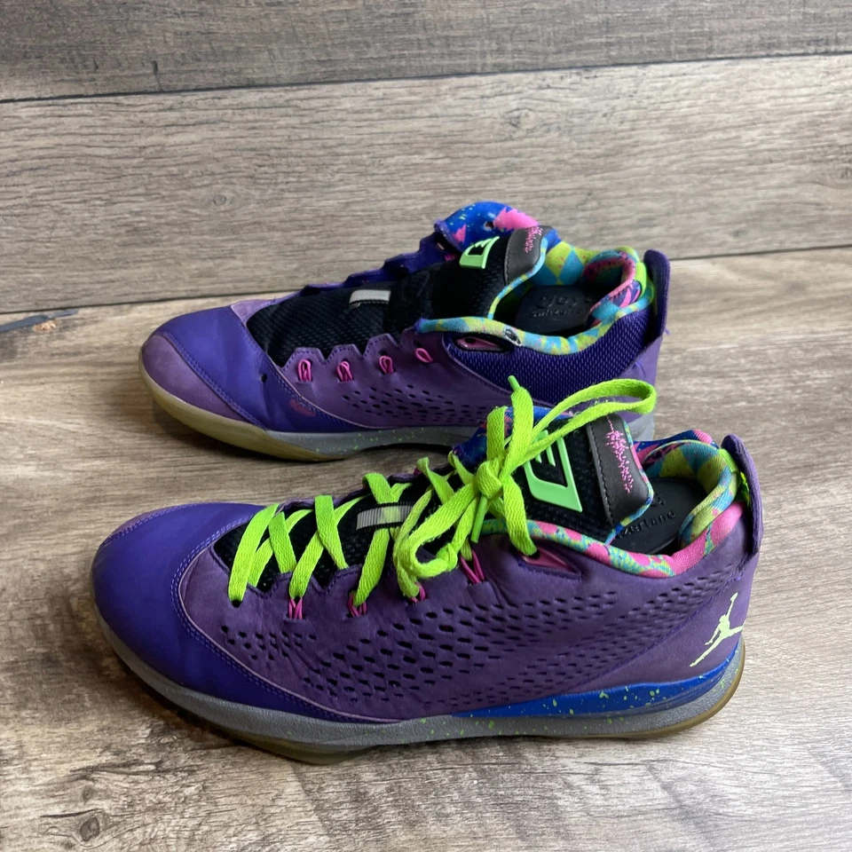 Air Jordan CP3.VII 616805-506 Para hombres 11 Zapatos de Baloncesto Cancha Púrpura Tenis Foto 2 de 4
