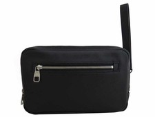 Louis Vuitton Taiga Neo Pavel Bag Black Leather Clutch Shoulder Bag