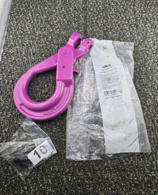 KWB HKSB/S 10: 3/8'' Clevis Self-Locking Hook - Grade 100
