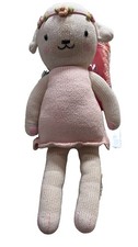 Cuddle and Kind Charlotte the Dog 18" Hand Knit Stuffed Animal Plush Toy Nursery