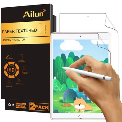 Ailun Paper Textured Screen Protector for iPad 9/8/7 (10.2-Inch,...