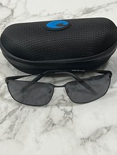 Costa Del Mar TURRET Polarized Sunglasses Black/Black 580P - Free Shipping