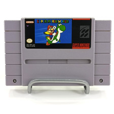 Super Mario World SNES Game Cartridge (Super Nintendo, 1991) Authentic Tested