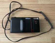 Nikon Tele Touch 300 AF 35mm Film Camera with Fresh Battery Tested