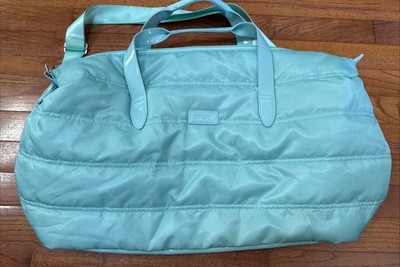 iFly Light Blue-Green Duffel Weekend Bag Lightweight Foldable Packable Travel