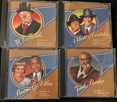 Nostalgia Radio 4 CD Box - Burns & Allen, WC Fields Abbott & Costello Jack Benny