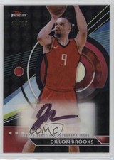 2023 Topps Finest Black Geometric Refractor 18/25 Dillon Brooks #FA-DBR Auto 5i3