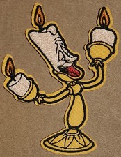 Lumi re from Disney's Beauty and the Beast embroidered Iron on patch