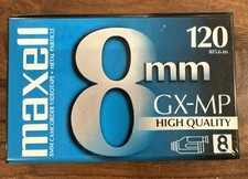MAXELL 8mm GX-MP 120 Min. New Camcorder Tapes High Quality Video SEALED
