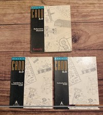 Generic Software CADD 5.0 6.0 Book Lot Of 3 Reference Manual Installation Custom