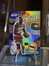 2025 Topps Finest Muse Refractor Hakeem Olajuwon Houston Rockets Lot of 2