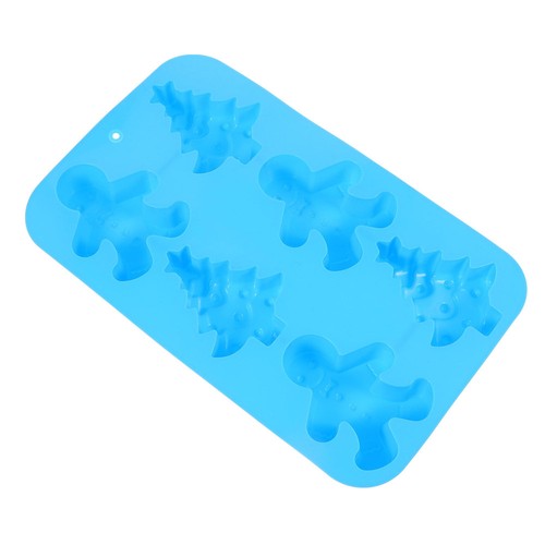 1pc Weihnachten Silikon Fondant Schokoladenform Kuchenform DIY Küche Back
