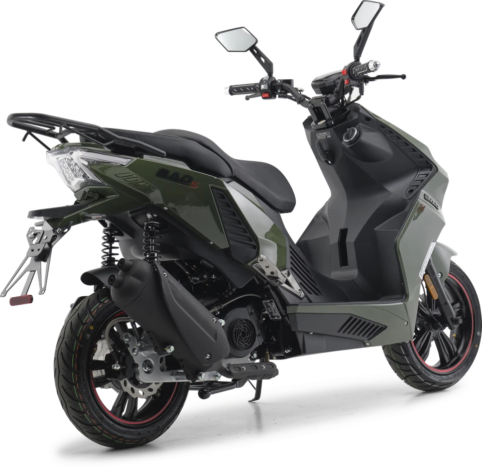 Motorroller 50 ccm Burnout BAD s Grün 45 km/h - Bild 3 von 4