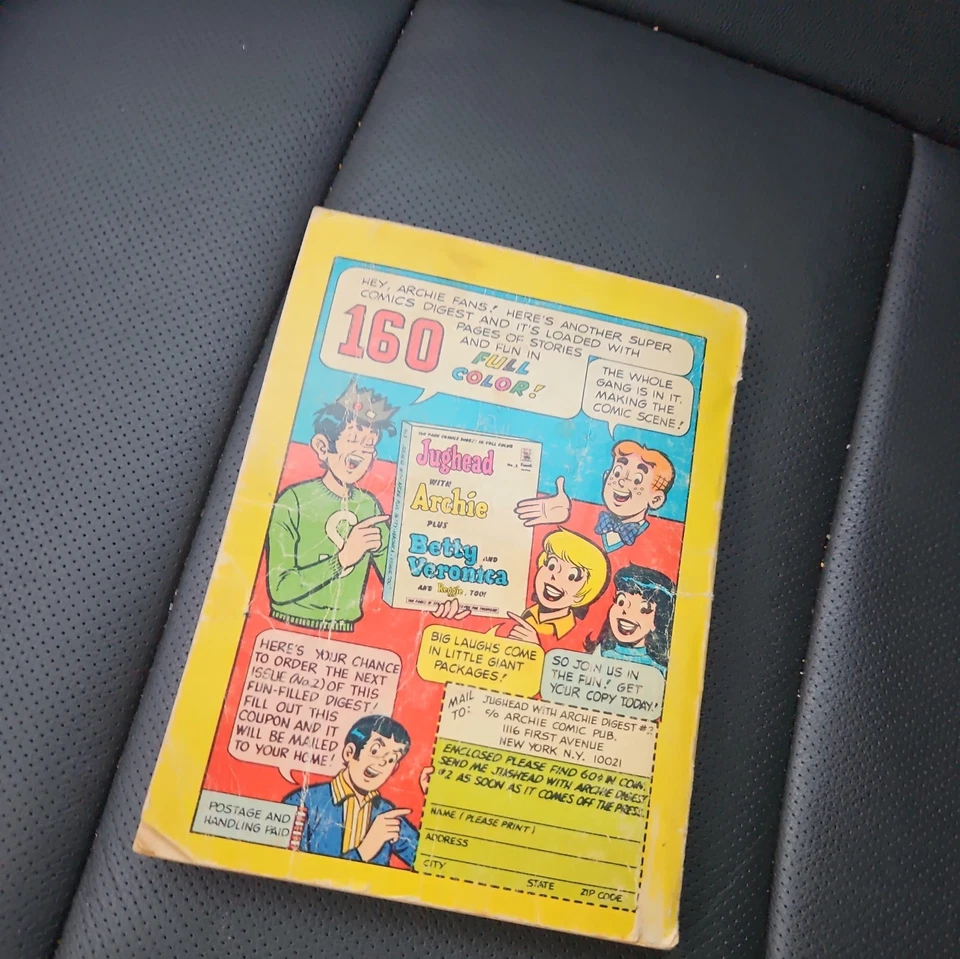 Винтажный графический роман Jughead with Archie + Betty and Veronica март 1974 - Изображение 2 из 2