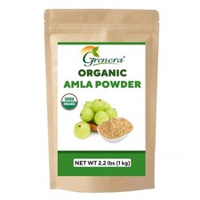 Organic Amla Powder Amalaki/Indian Gooseberry - 35.2 Ounce / 2.2 lb - Rich ...