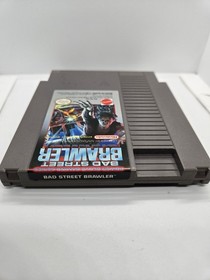 VINTAGE 1989 NINTENDO (NES) BAD STREET BRAWLER GAME CARTRIDGE