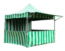 10x10 Commercial Heavy Duty Pop Up Tent Green Canopy w/ sidewalls Party Gazebo