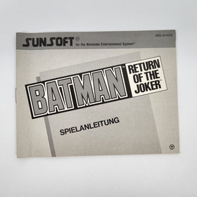 Batman: Return of the Joker &ndash; Nintendo NES &ndash; NOE CIB &ndash; Hervorragender...