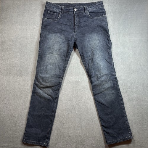 Street & Steel Aramid Motorcycle Jeans Men's 36x34 With Knee Pad Reinforcements