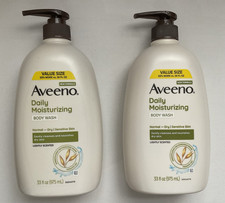 Aveeno Daily Moisturizing Lightly Scented Body Wash 33 fl oz. 2 pk. 