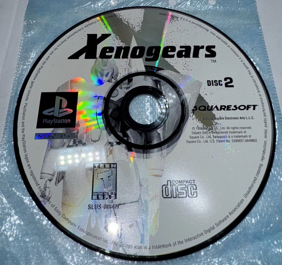 Xenogears Sony PS1 Black Label 2 Disc Only Set Clean 💿’s Tested & Works - Image 4 of 4