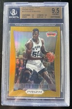 2012/13 Panini Prizm Gold /10 David Robinson BGS 9.5 Gem Mint