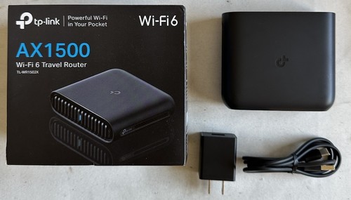 TP-Link Ultra-Portable Wi-Fi 6 AX1500 Travel Router TL-WR1502X - Picture 1 of 2
