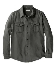 Outerknown Chroma Blanket Shirt - Faded Black BRAND NEW MEDIUM - MSRP $168