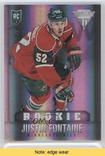 2013-14 Panini Titanium 34/52 Justin Fontaine #239 READ 1m0