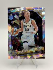 2025 Panini Prizm WNBA #124 Courtney Vandersloot Ice Prizms