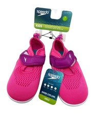 Speedo Baby Girl Pink  Purple Shore Explore Water Shoes Kids Size Small 5-6 