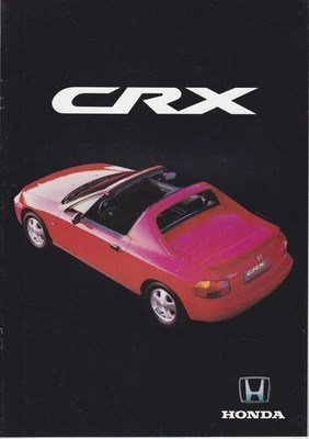 Catalogue / Brochure Honda CRX 05/1992 France - Photo 1/2